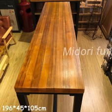 AB025 直拼松木高腳桌
